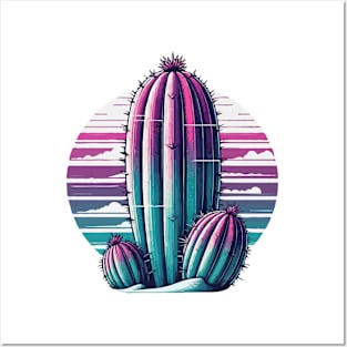 Purple Cactus Posters and Art